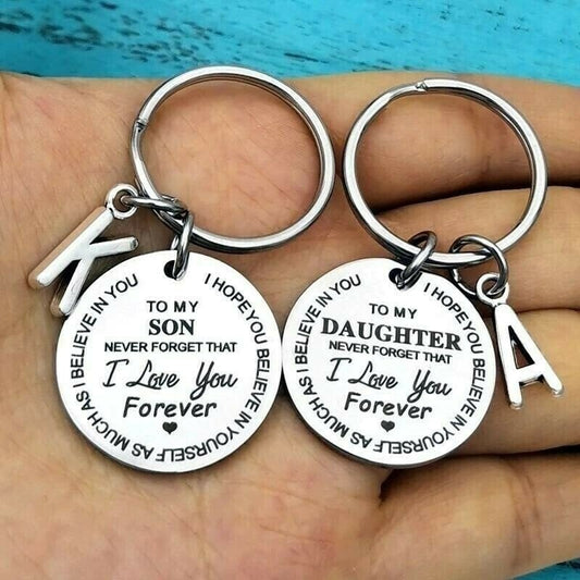 ⏳ Last Day 49% Off! "I Love You Forever" Keychain for My Child. Show Your Love.